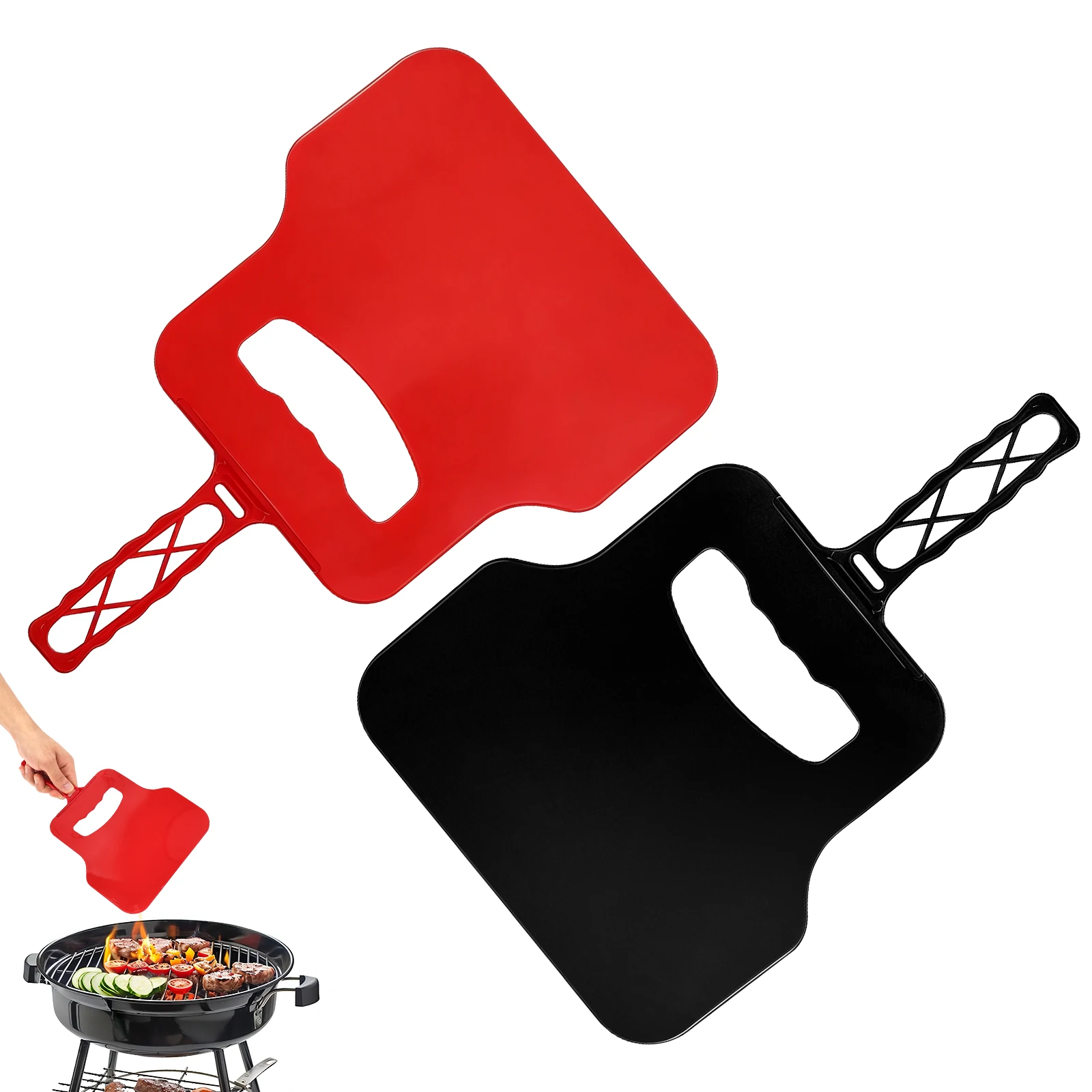 Camping Cooking Portable - Manual Wind Maker Plastic Hand Fan