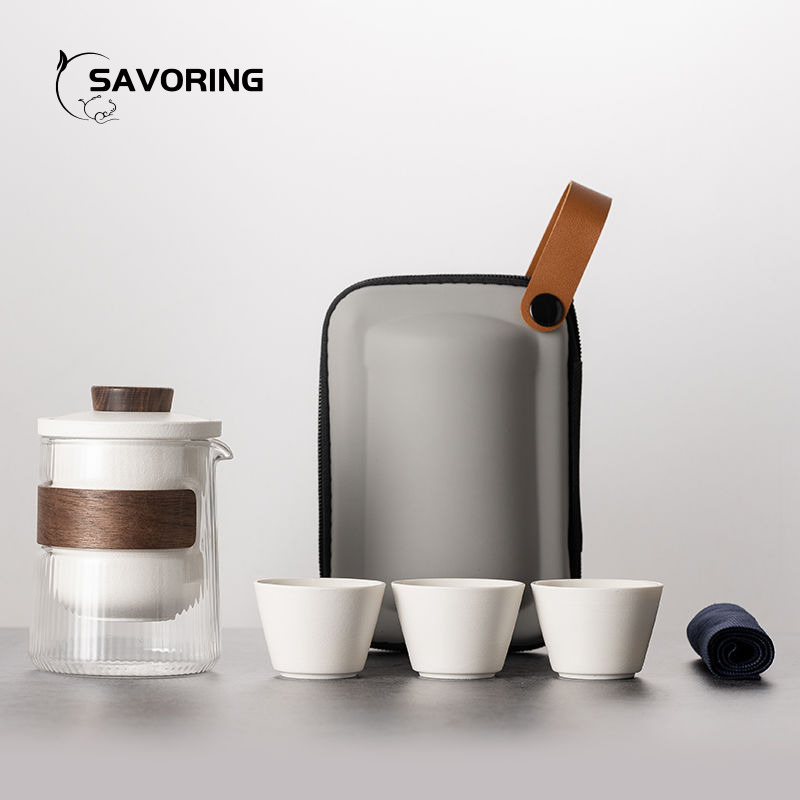 Camping Cooking Utensil Set - Simple Chinese Ceramic Tea Set 1