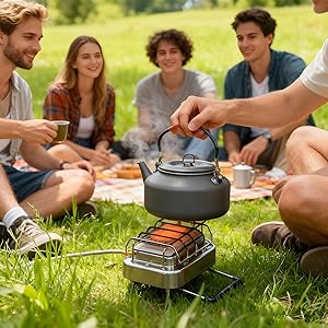 Camping Cooking Portable - Portable 2 in 1 Camping Heater
