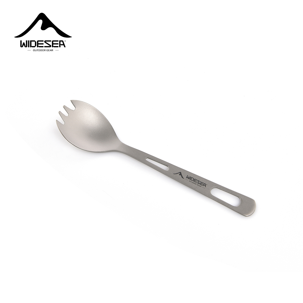 Camping Cooking Tool Set - Widesea Camping Cooking Set Spork Titanium