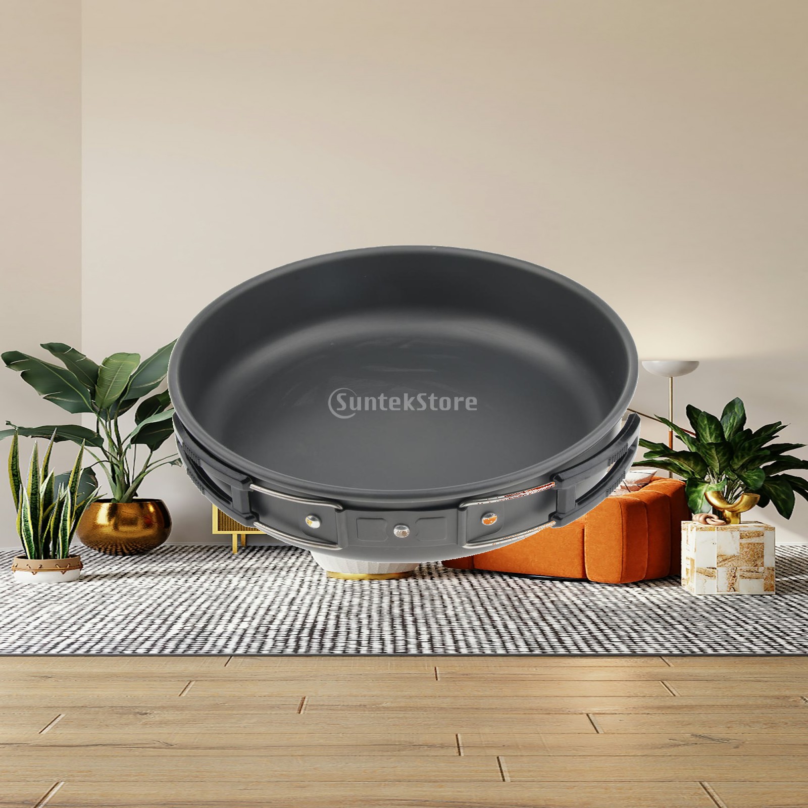 Camping Cooking Frying Pan - Backpacking Frying Pan Aluminum Nonstick with