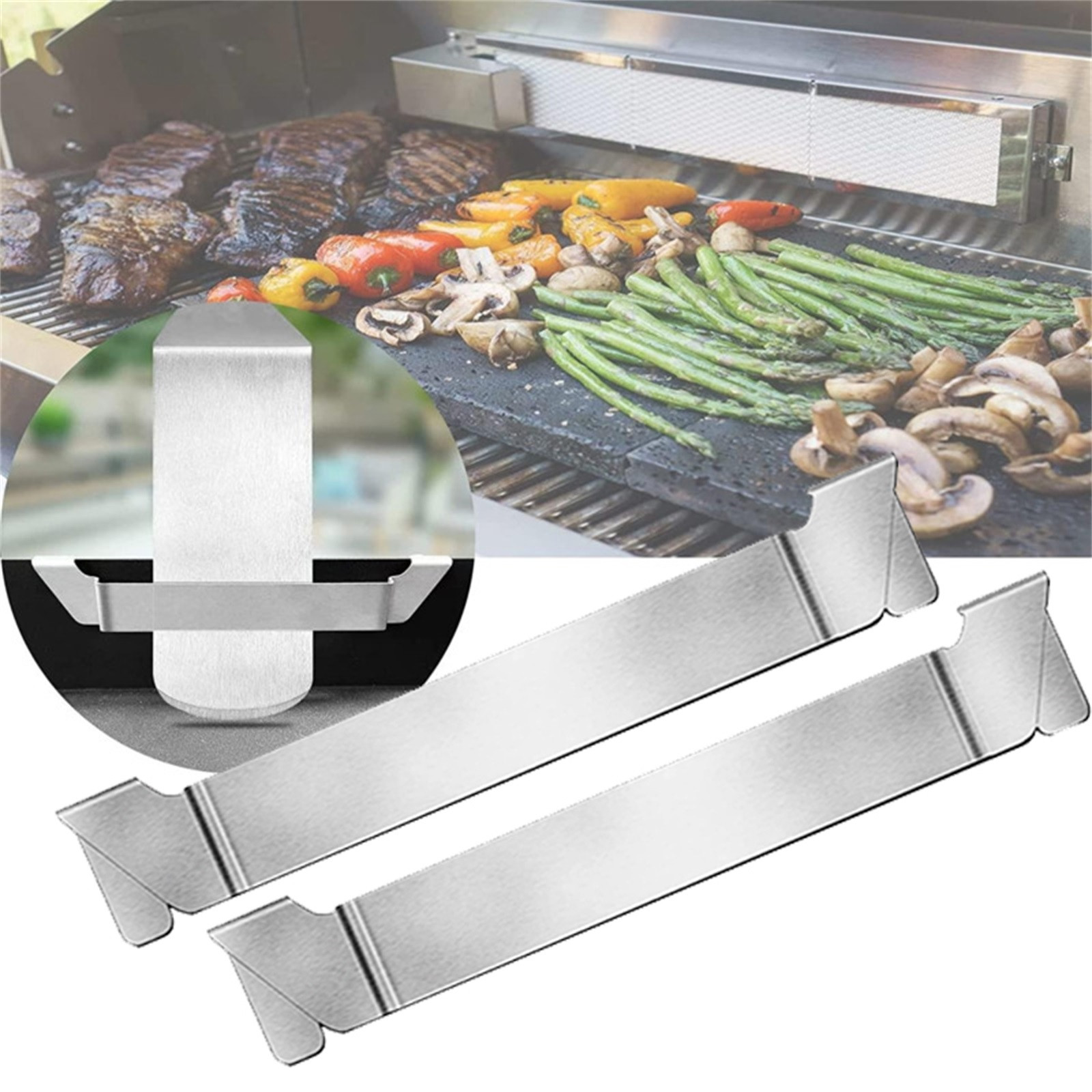 Camping Cooking Flat Top - Griddle Spatula Holder Steel Barbecue Tool