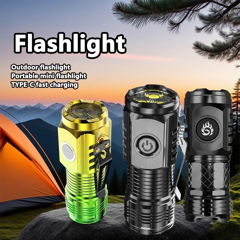 Camping Cooking Fish - Super Bright MINI LED Flashlight Torch