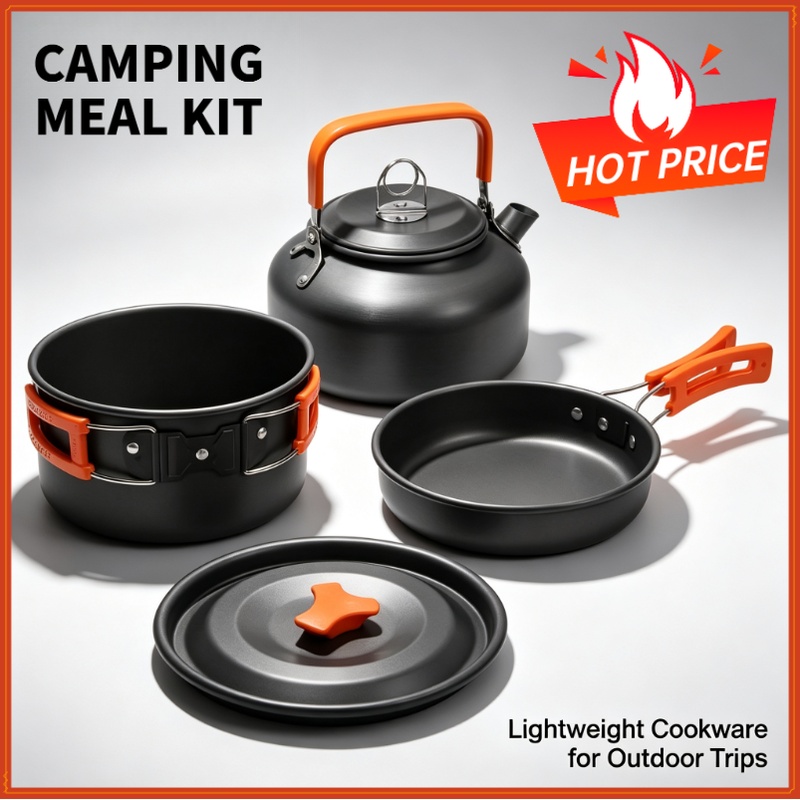 Camping Cooking Utensil Set - Camping Cooking set Camping Cookware Travel