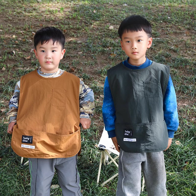 Oilproof Waterproof Kids Apron - огляд і ціна Camping Cooking Kids