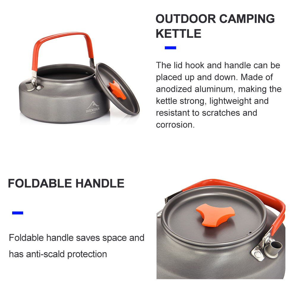 Widesea 1.1L 2L1.5L Camping Wa - огляд і ціна Camping Cooking Utensil Set