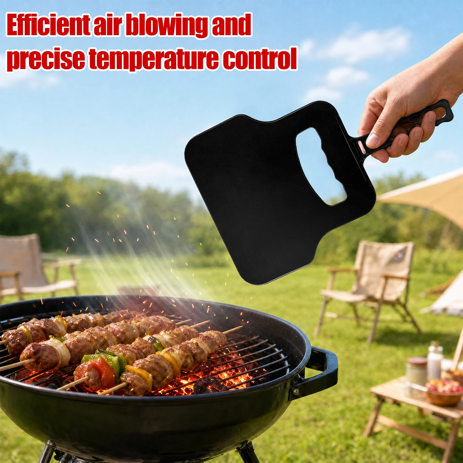 Manual Wind Maker Plastic Hand - огляд і ціна Camping Cooking Portable