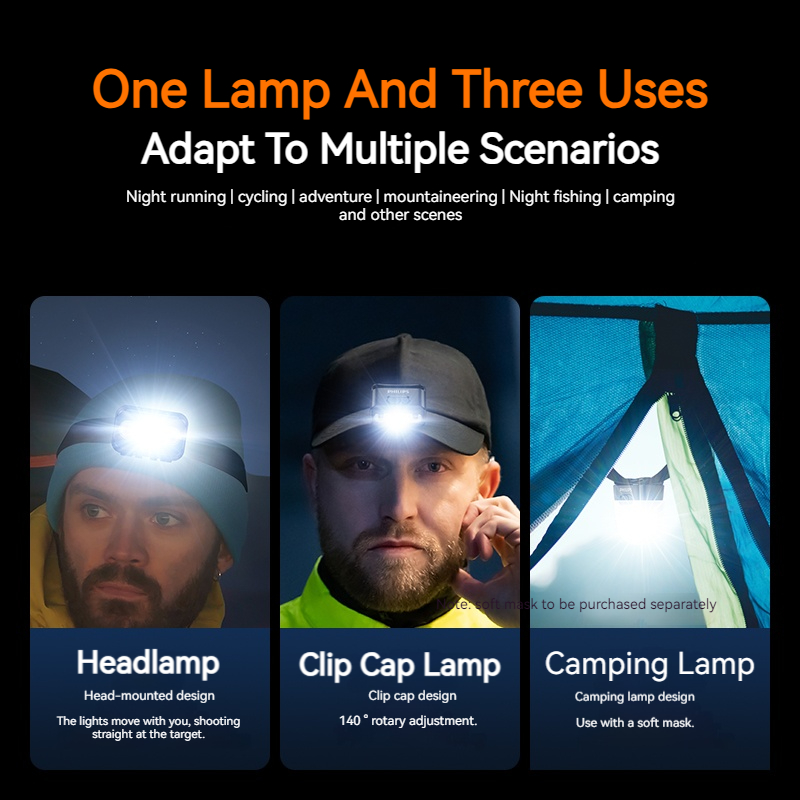Philips LED Headlamp Sensor He - огляд і ціна Camping Cooking Fish