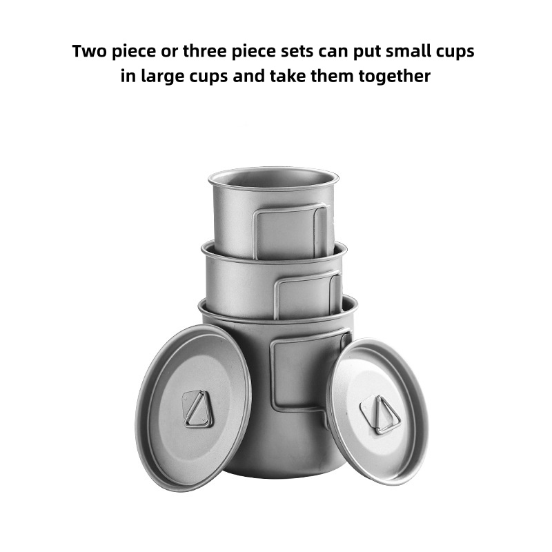 Titanium Camping Mug with Fold - огляд і ціна Camping Cooking Tool Set