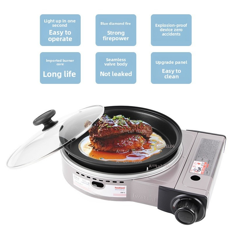 Portable Windproof Gas Stove B - огляд і ціна Camping Cooking Gas Stove