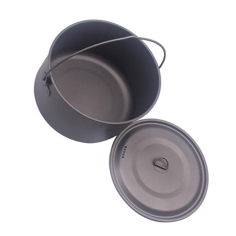 FLAME'S CREED 1100ml 1950ml Ul - огляд і ціна Camping Cooking Frying Pan