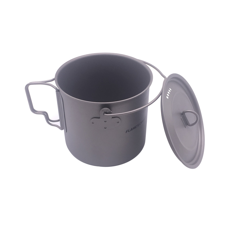 FLAME'S CREED 1100ml 1950ml Ul - огляд і ціна Camping Cooking Frying Pan