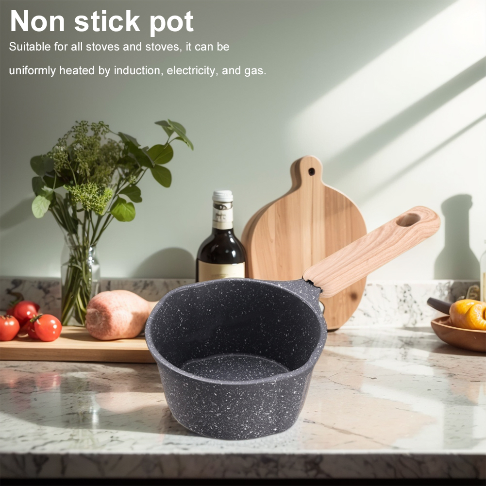 Mini Boiling Pan Wooden Handle - огляд і ціна Camping Cooking Frying Pan
