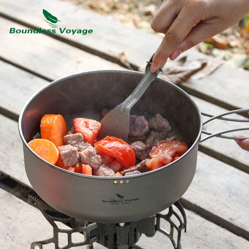 Boundless Voyage Titanium Stea - огляд і ціна Camping Cooking Frying Pan