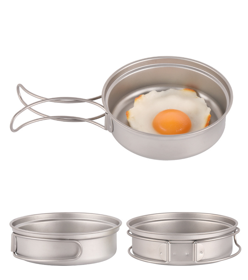 Camping Titanium Cooking Pan 1 - огляд і ціна Camping Cooking Frying Pan