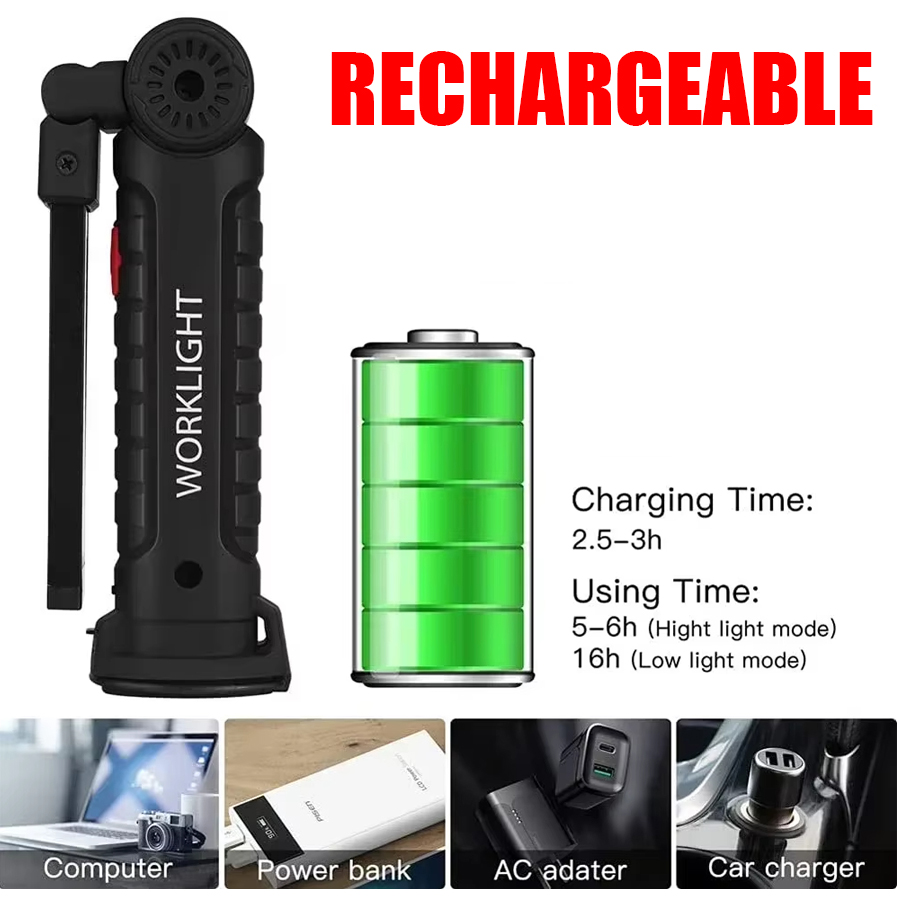 Portable LED Flashlight with M - огляд і ціна Camping Cooking Portable