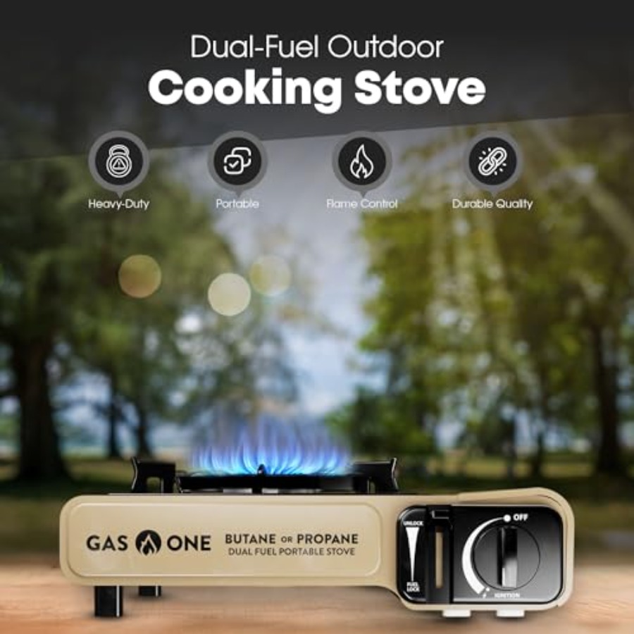 GasOne GS-3400P-KIT Propane or - огляд і ціна Camping Cooking Flat Top