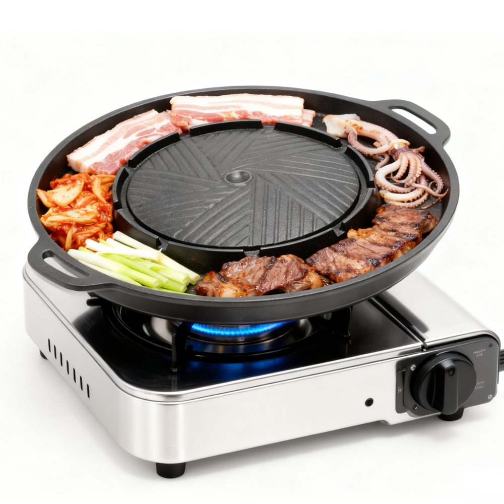 KOSUN Korean BBQ Grill Pan 2 i - огляд і ціна Camping Cooking Portable