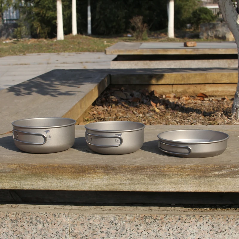 Keith 3PCS Titanium Cookware P - огляд і ціна Camping Cooking Tool Set