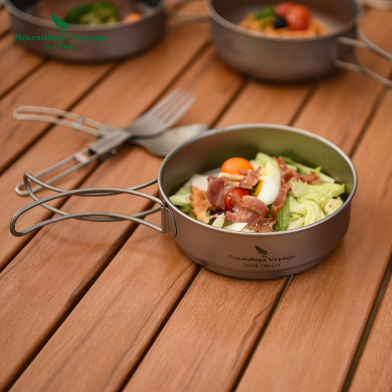 Pure Titanium Folding Handle P - огляд і ціна Camping Cooking Frying Pan