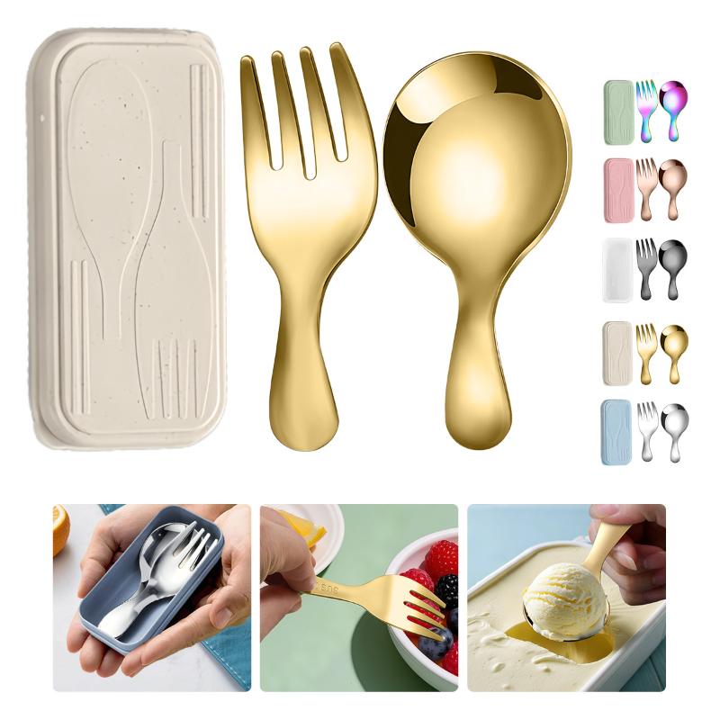 Stainless Steel Tableware Set  - огляд і ціна Camping Cooking Portable