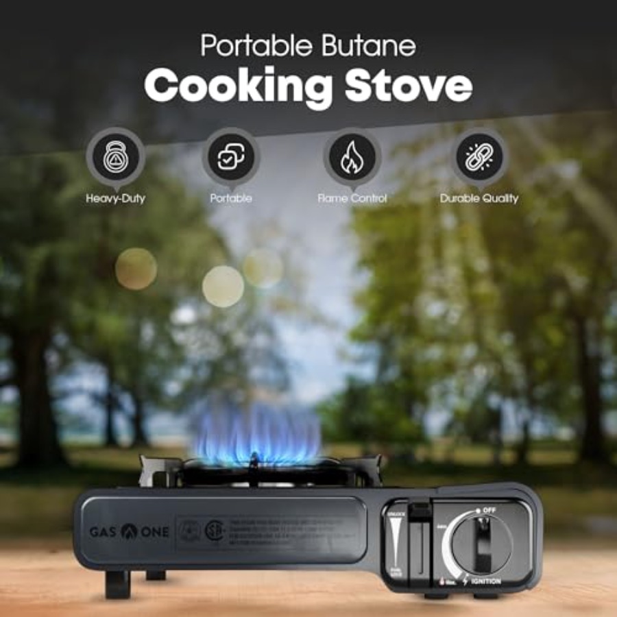 GasOne GS-1000G-KIT Butane Gas - огляд і ціна Camping Cooking Flat Top