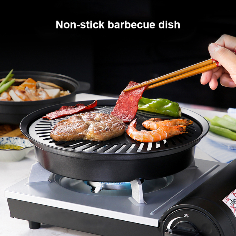 Korean Non-stick Barbecue Tray - огляд і ціна Camping Cooking Flat Top