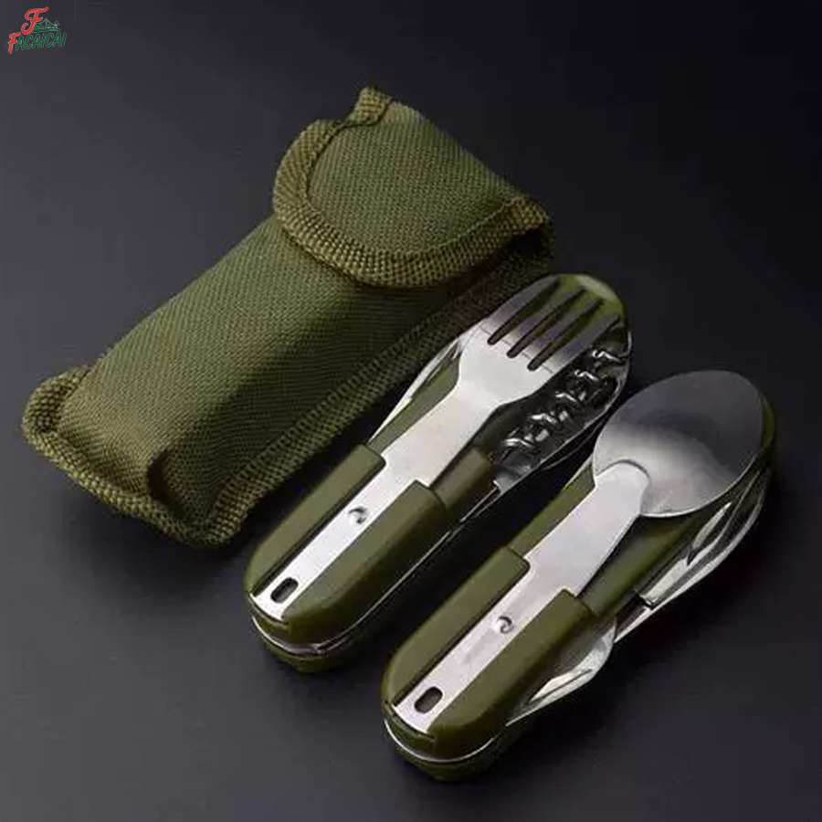 Camping Gear 5-in-1 Stainless  - огляд і ціна Camping Cooking Utensil Set