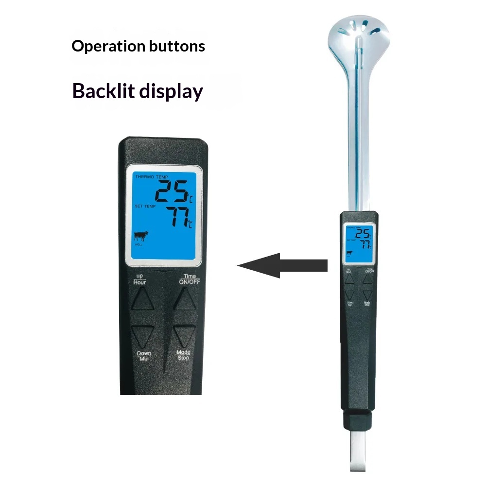 For Grilling Camping and Oven  - огляд і ціна Meat Thermometer Camp