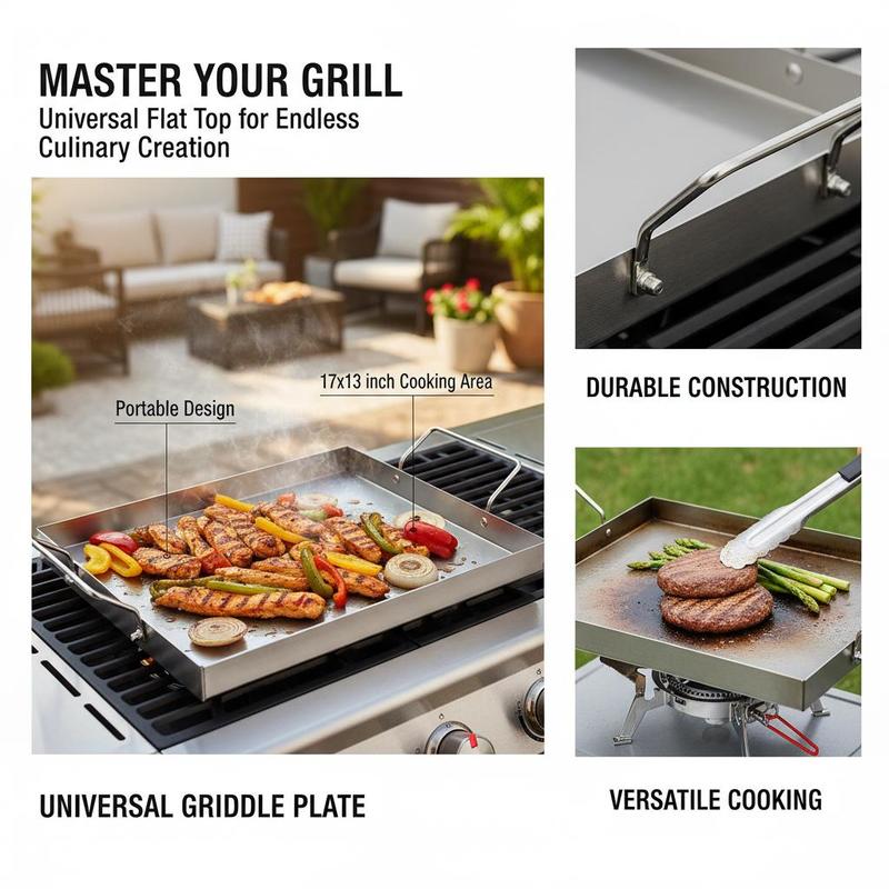 Rectangular Flat Top Plate 17x - огляд і ціна Camping Cooking Flat Top