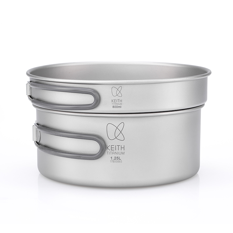 KEITH Pure Titanium 2-Piece Co - огляд і ціна Camping Cooking Utensil Set