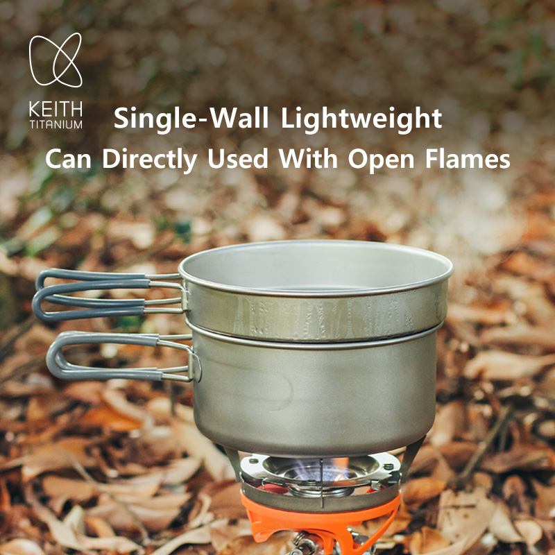 KEITH Pure Titanium 2-Piece Co - огляд і ціна Camping Cooking Utensil Set