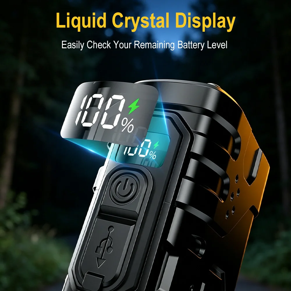 BORUIiT Hand Crank EDC LED Fla - огляд і ціна Camping Cooking Fish