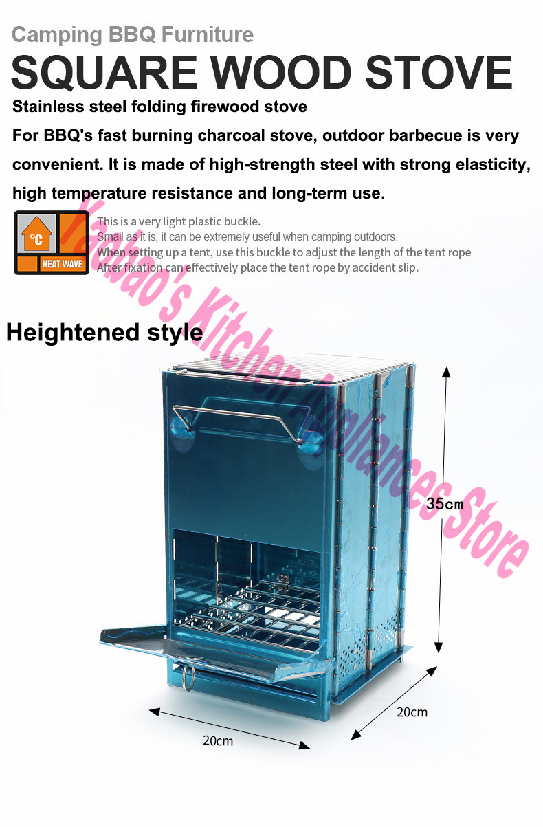 Wood Stove Outdoor Camping Equ - огляд і ціна Camping Cooking Portable