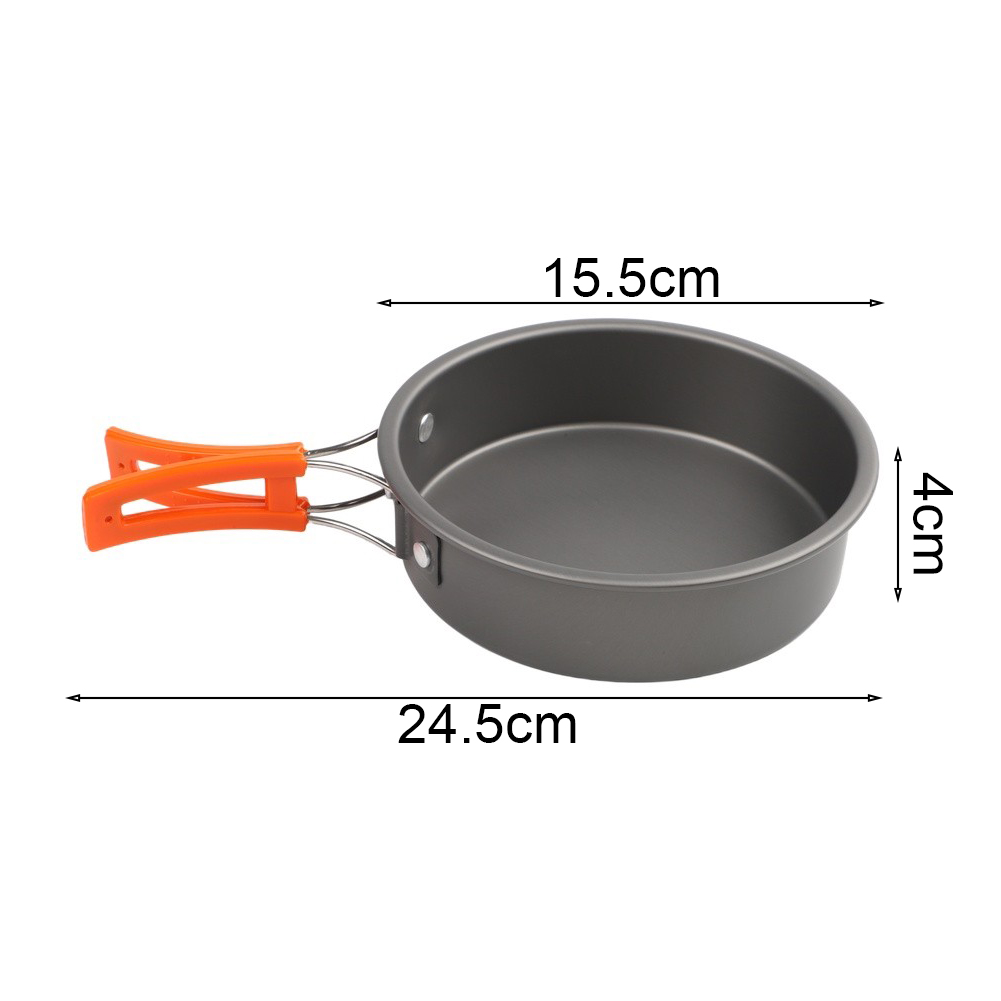 1pc Frying Pan Alumina Conduct - огляд і ціна Camping Cooking Frying Pan