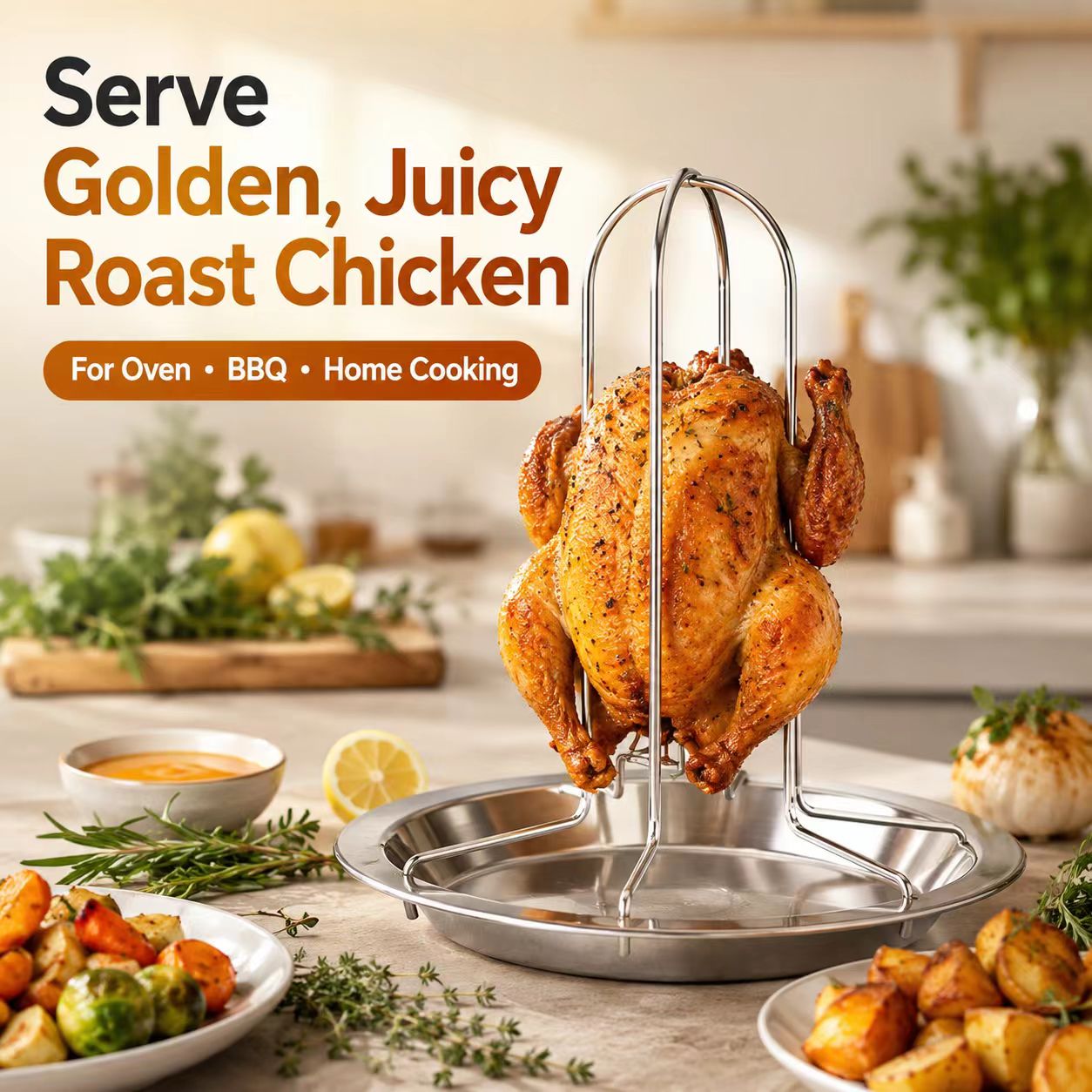 Portable Whole Chicken BBQ Gri - огляд і ціна Camping Cooking Portable