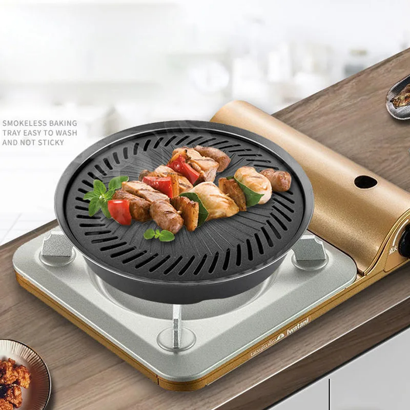 Korean Non-stick Barbecue Tray - огляд і ціна Camping Cooking Flat Top