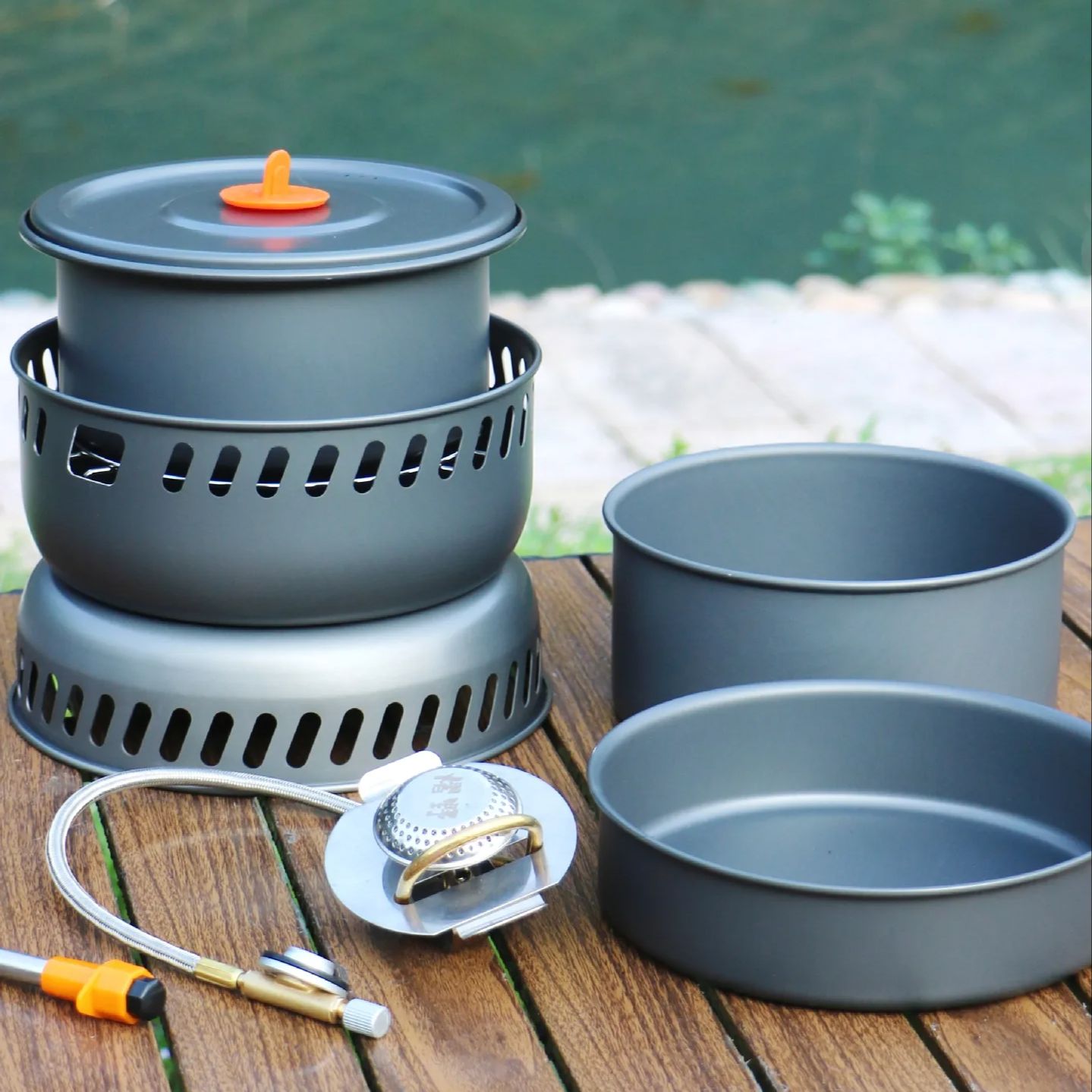 Camping Alloy Cooking Pot Fry  - огляд і ціна Camping Cooking Frying Pan
