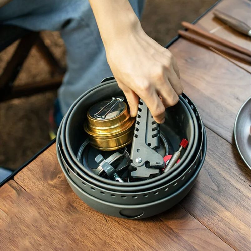 Camping Alloy Cooking Pot Fry  - огляд і ціна Camping Cooking Frying Pan