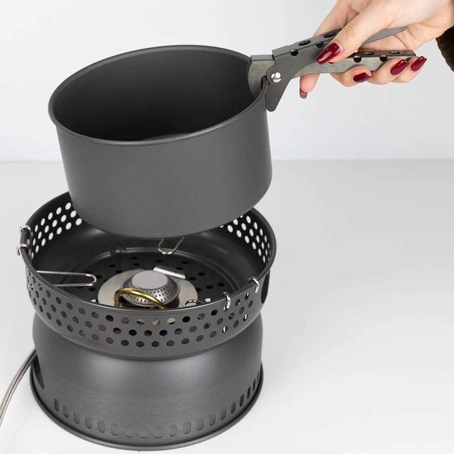Camping Alloy Cooking Pot Fry  - огляд і ціна Camping Cooking Frying Pan