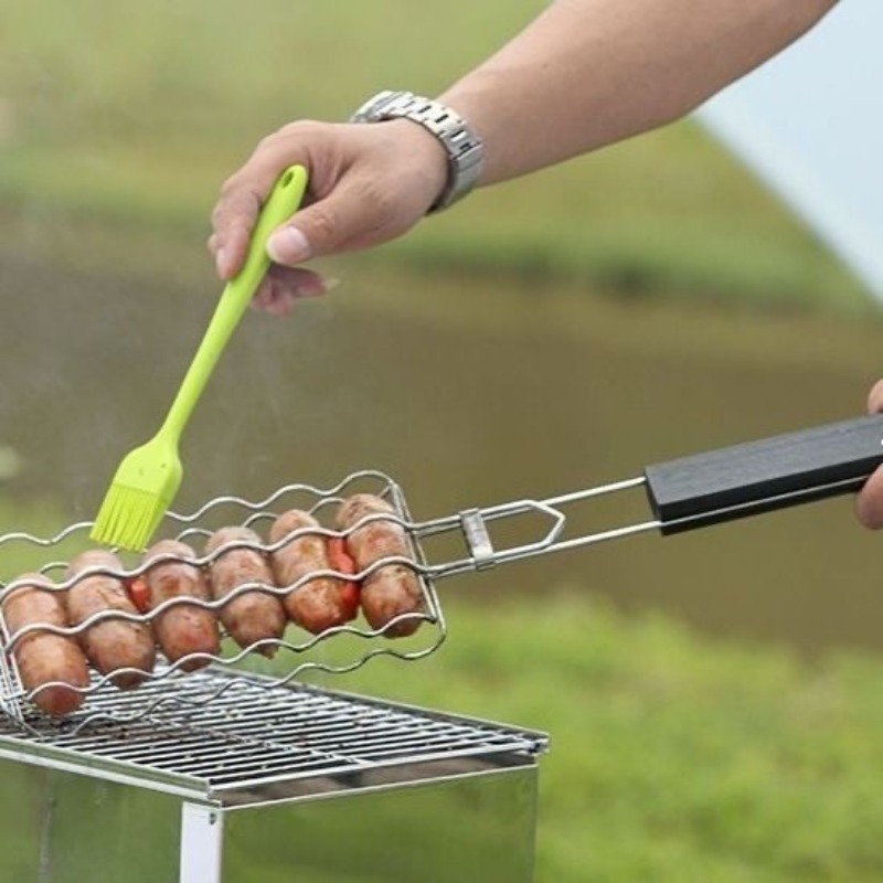Portable Camping BBQ Grill Com - огляд і ціна Camping Cooking Portable