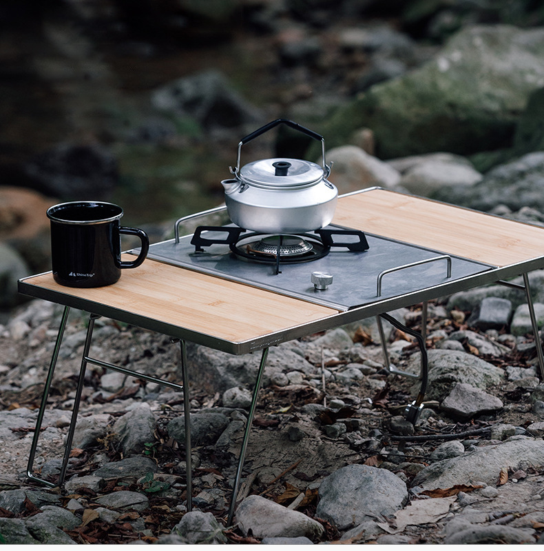 Outdoor foldable card-type cam - огляд і ціна Camping Cooking Table With Windshield
