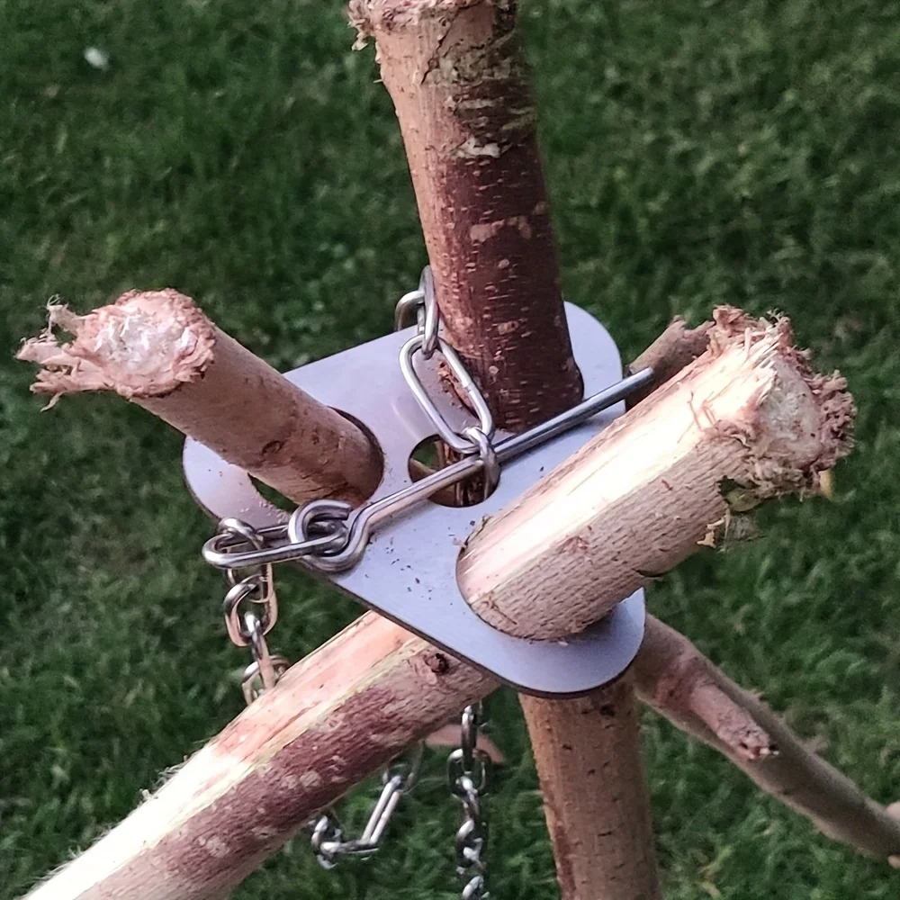 Outdoor BBQ Tripod Portable De - огляд і ціна Camping Cooking Utensil Set