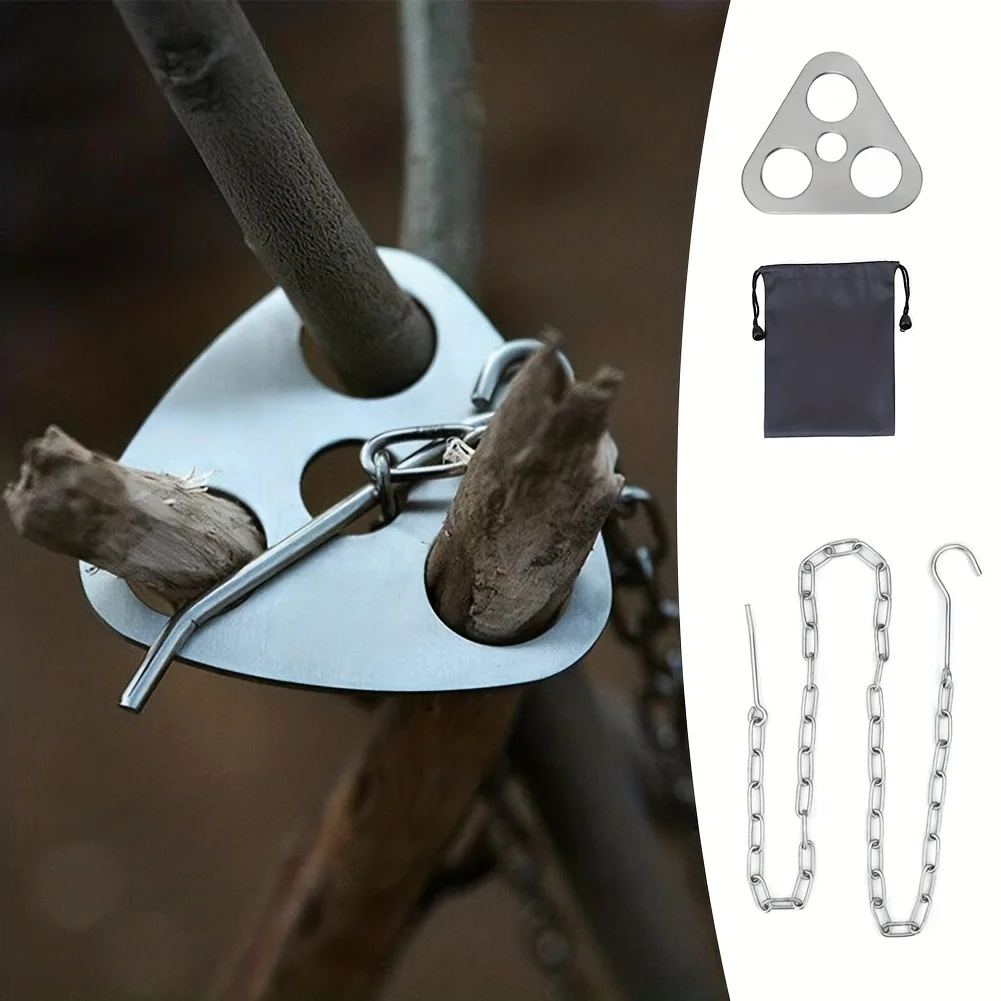 Outdoor BBQ Tripod Portable De - огляд і ціна Camping Cooking Utensil Set