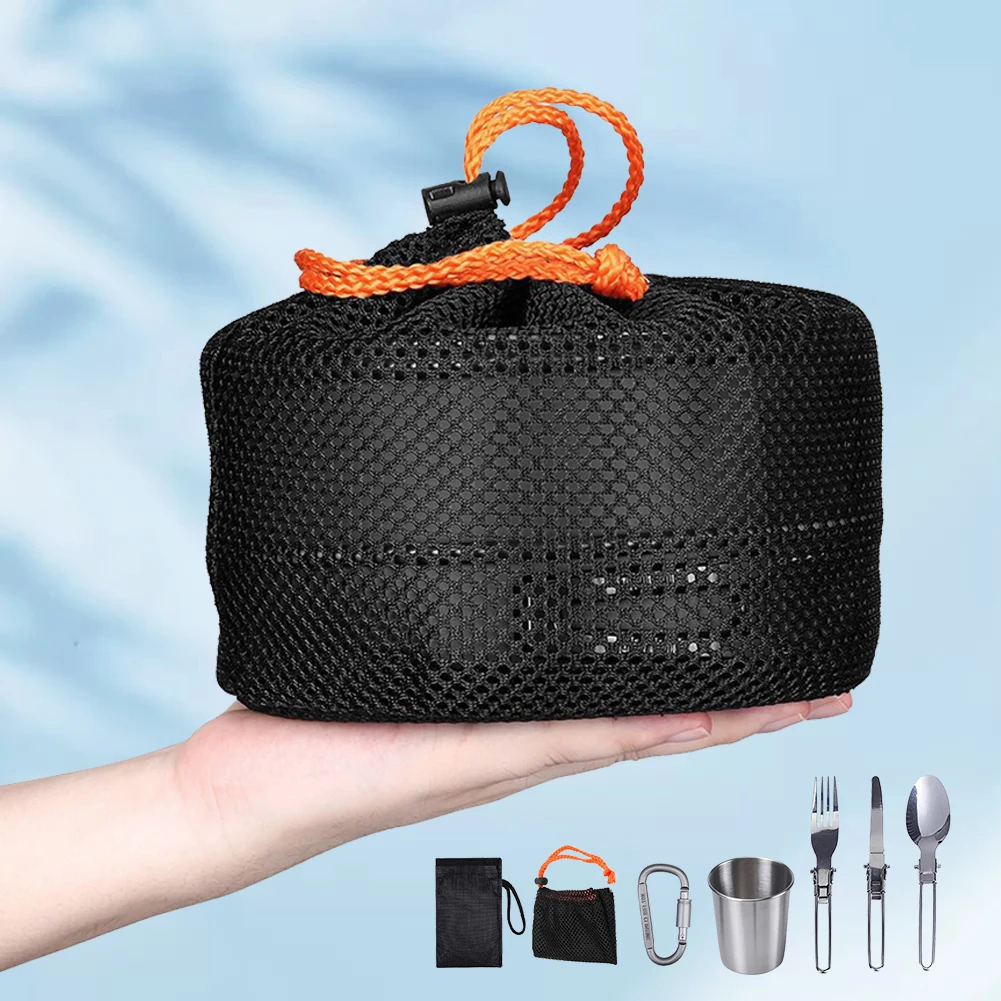 Camping Cookware Kit Kettle Po - огляд і ціна Camping Cooking Utensil Set