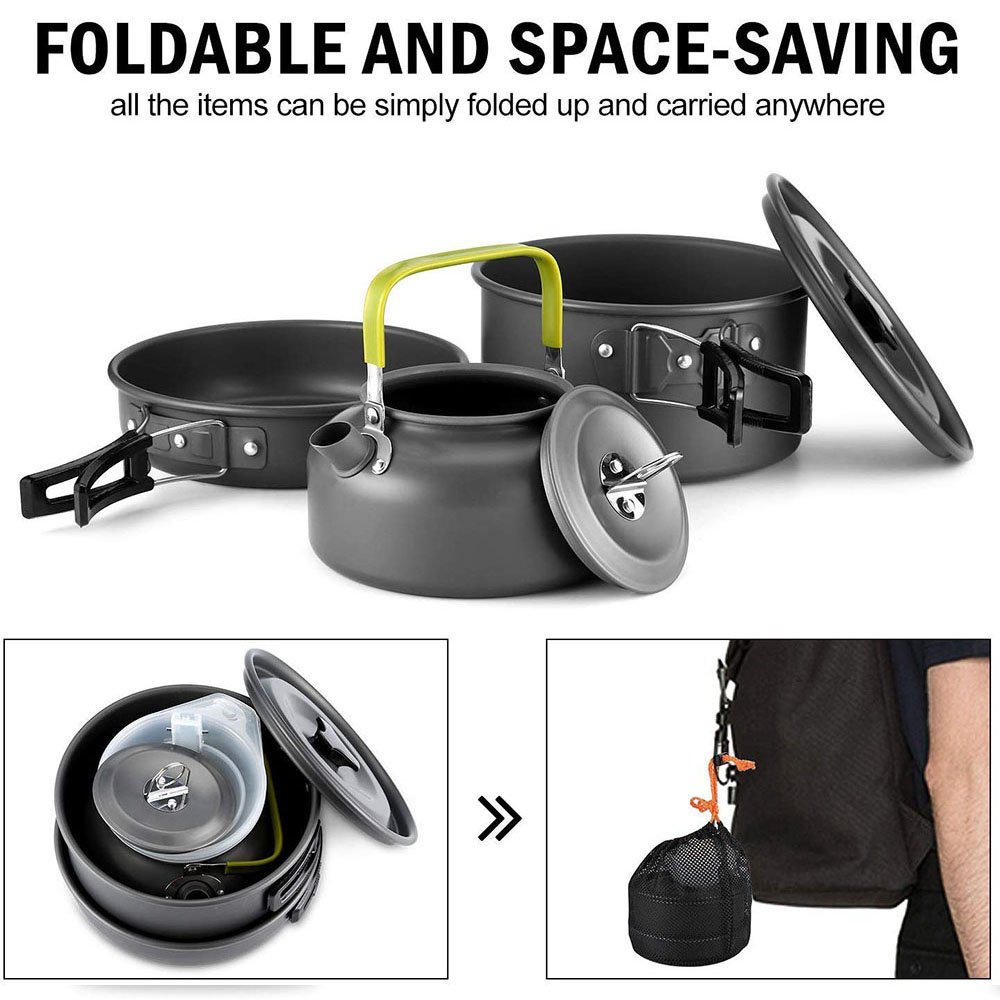 Outdoor Camping Cookware Set M - огляд і ціна Camping Cooking Utensil Set