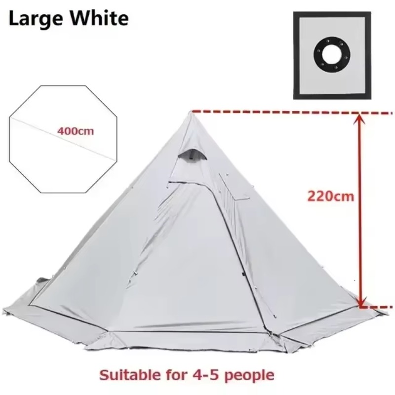 Pyramid Tent With Snow Skirt U - огляд і ціна Camping Cooking Snow