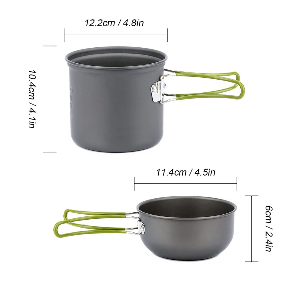 Camping Cookware Kit with Stov - огляд і ціна Camping Cooking Utensil Set
