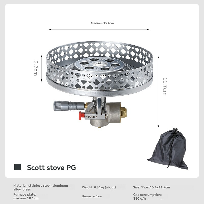 CAMPINGMOON PG-4 Scott Propane - огляд і ціна Camping Cooking Gas Stove